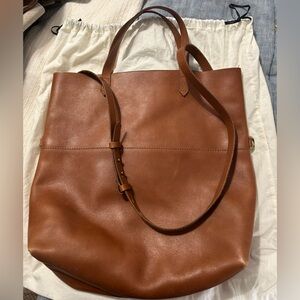 Madewell Convertible Transport Leather Tote Bag
